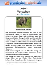 Afrikanischer Elefant - Sachtext.pdf